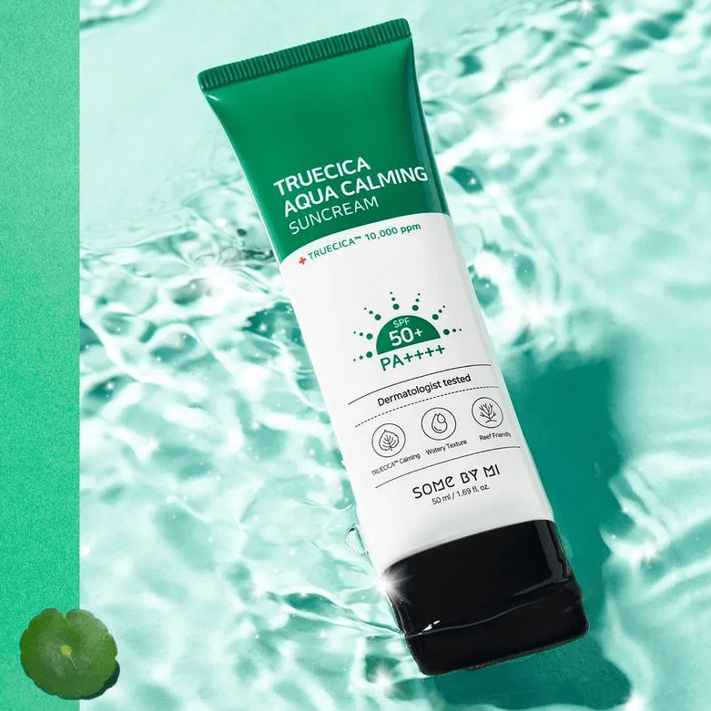 

Солнцезащитный крем с комплексом центеллы Some By Mi Truecica Aqua Calming Sun Cream SPF 50+ PA ++++