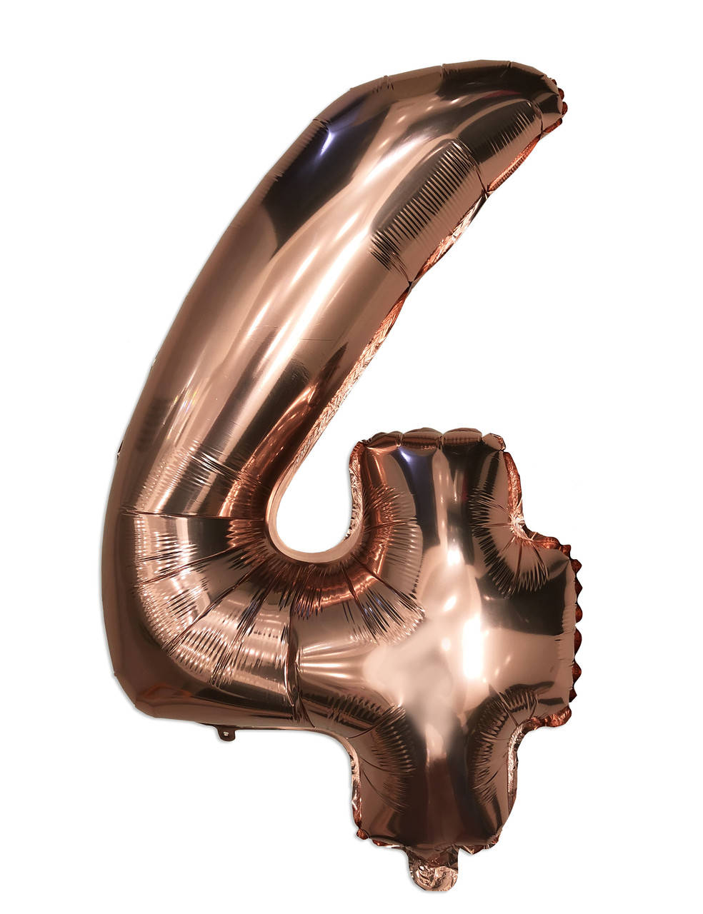 

Шар фольгированный розовое золото, цифра "4"