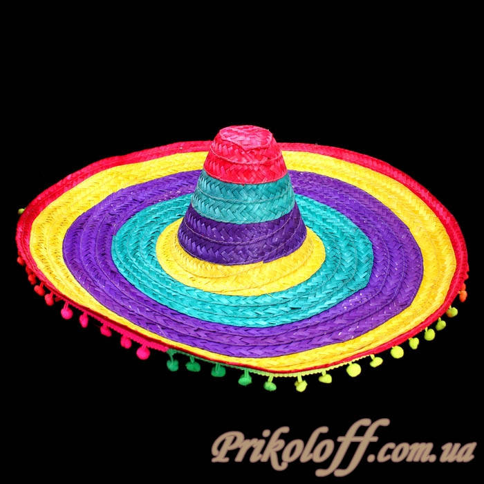 

Сомбреро разноцветное, большое., Разные цвета