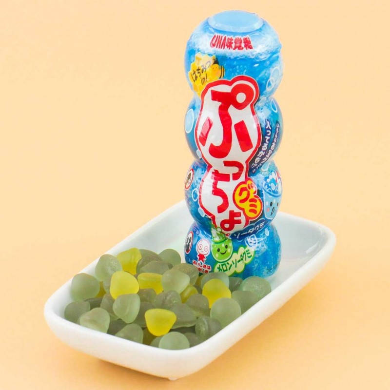 

Puccho Gummy Candy - Melon Soda & Ramune 40g Япония