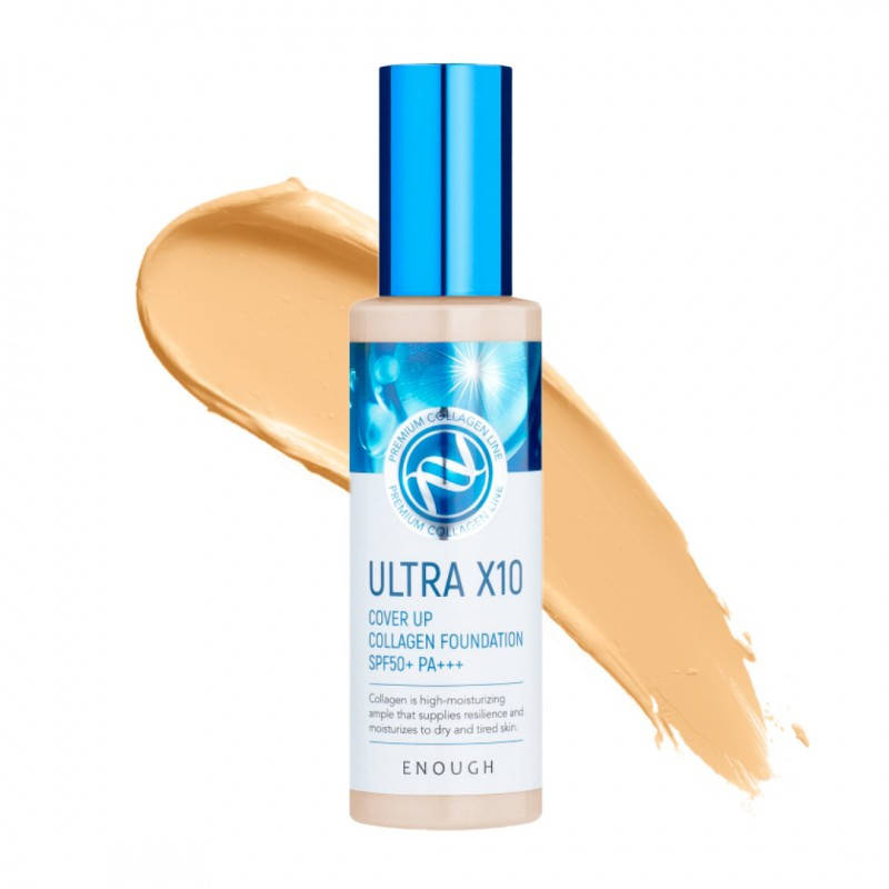 

Тональный крем Enough Ultra X10 Cover Up Collagen тон 13 , 21