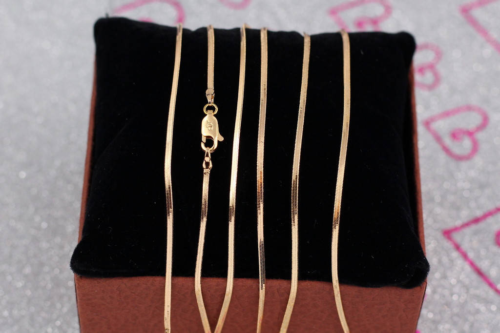 

Цепь Xuping Jewelry снейк 45 см 2,5 мм золотистая