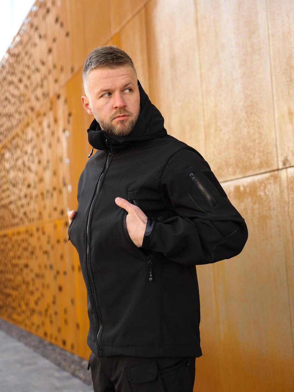 

Куртка Soft Shell чорна 50