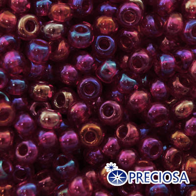 

Бисер Preciosa 10/0 цв. 91090, Прозрачный радужный TR, Красный, Круглый, (УТ0005604)