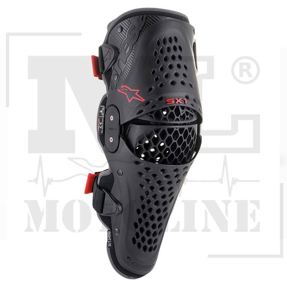 

Наколенники мото/вело Alpinestars Knee SX-1 V2 B/R S/M, Черный