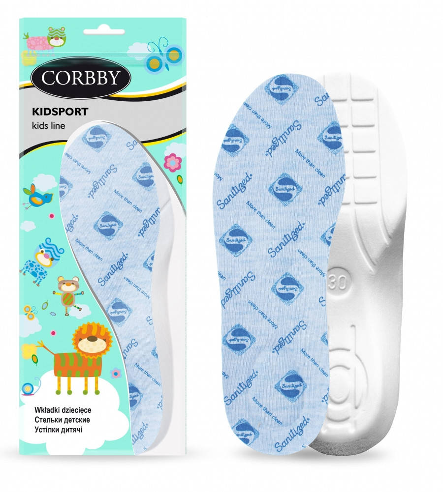 

KIDSPORT детские, профилированные стельки из полиуретановой пены