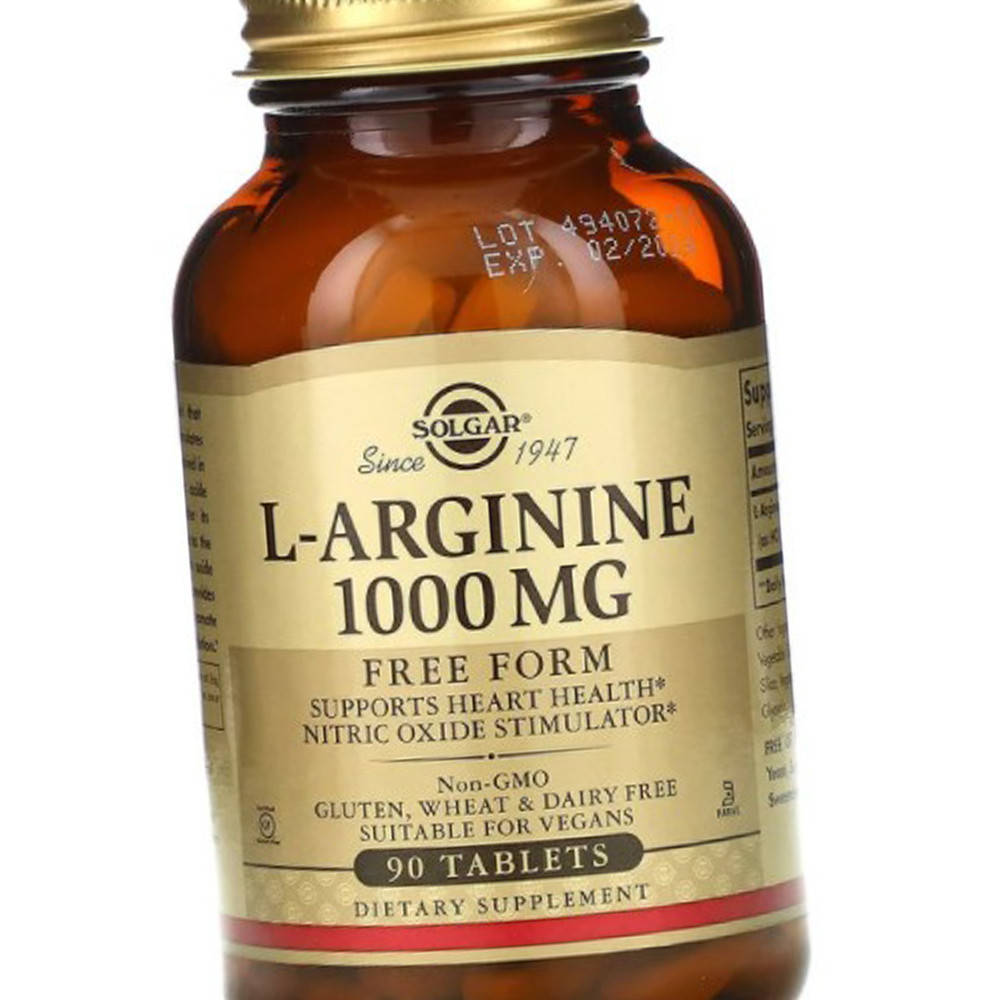

Аргинин Solgar L-Arginine 1000 mg 90 таблеток