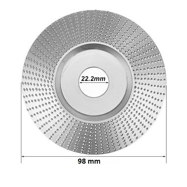 

Диск для шлифовки дерева для УШМ 98*22.2 скошеный