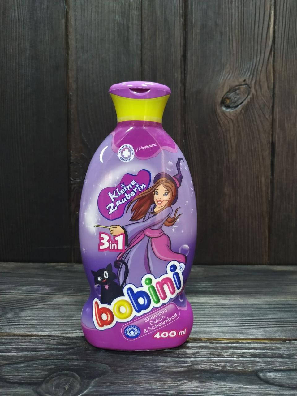 

Bobini 3 в 1 шампунь - гель для душа - пена для ванн 400 мл Маленькая колдунья