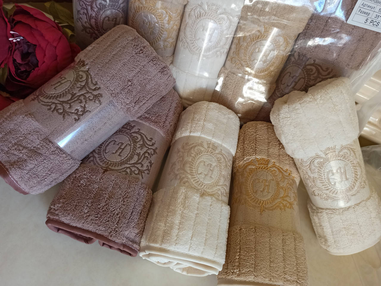 

Набор полотенец для кухни 75 * 35см Микрофибра (в упак.5 шт.) доступ.