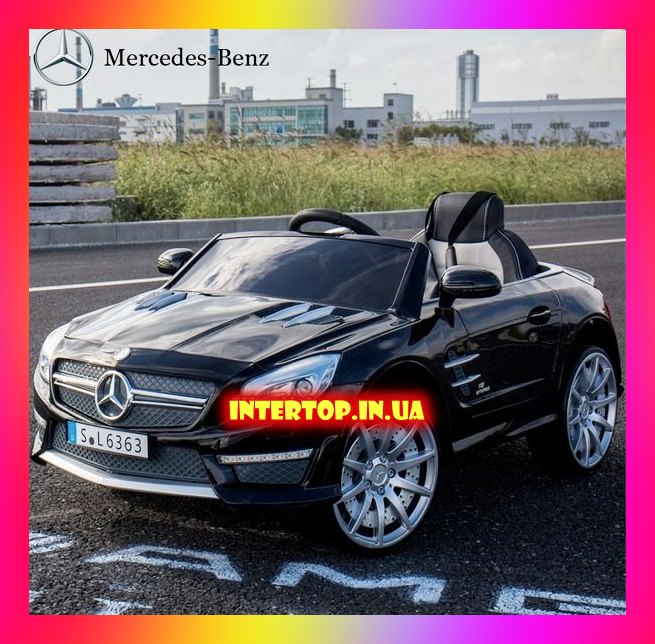 

Детский электромобиль на пульте управления Мерседес Mercedes-Benz SL63 AMG Черный