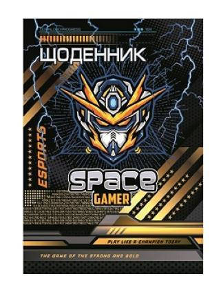

Щоденник B5 / тв. обл. мат+лак / Space gamer