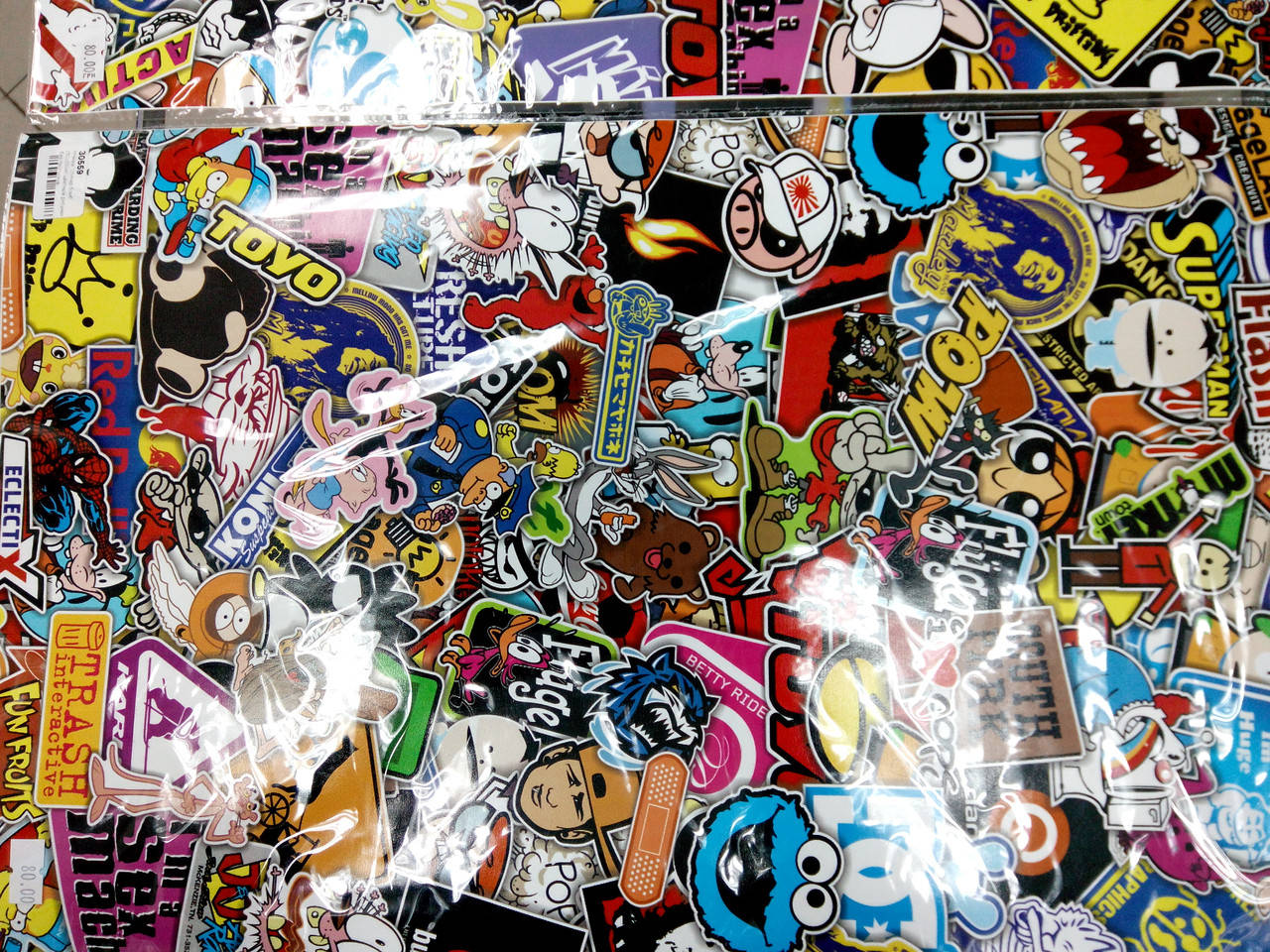 

Виниловые наклейки СТИКЕР-БОМБ 50х30 см