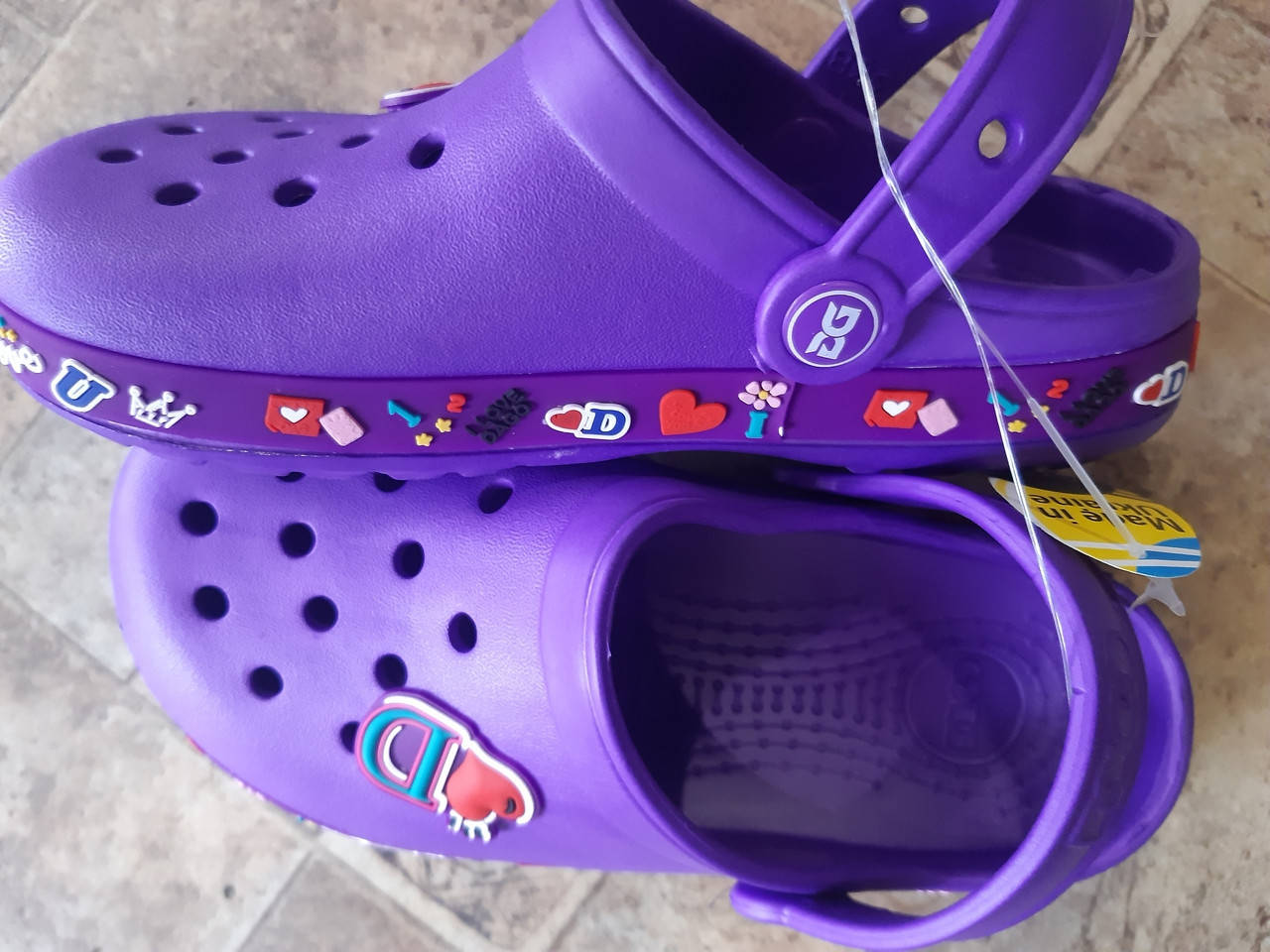 

Кроксы детские /подросток Даго, фиолетовые, 33- 36 размеры. 36, Фиолетовый