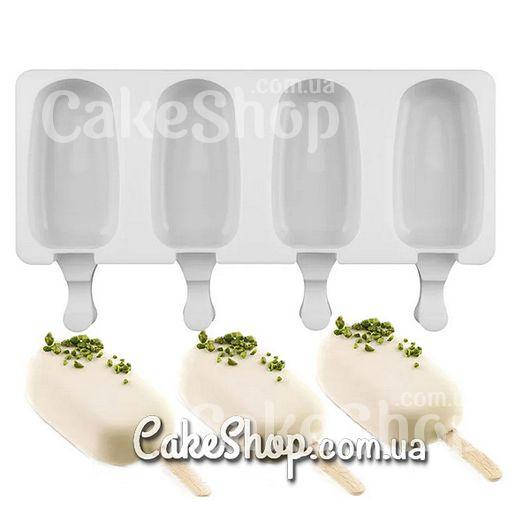 

Силиконовая форма для евродесертов Мороженое мини 4 шт