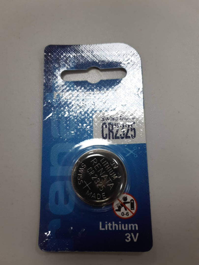 

Дисковая батарейка RENATA Lithium Cell 3V CR2325 (190mAH) (C1)