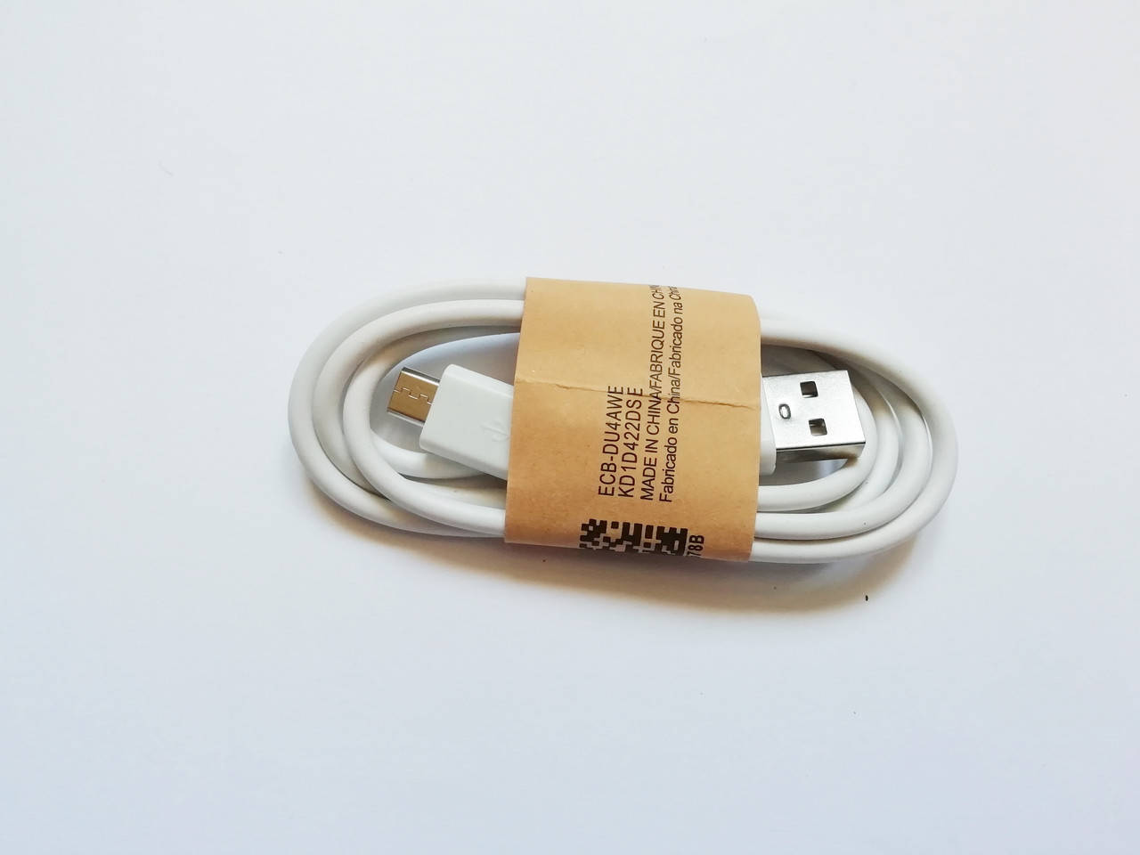 

Кабель переходник с USB на микро USB, белый, 80 см