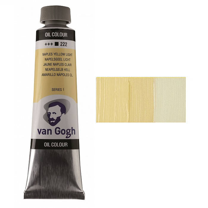 

Краска масляная Van Gogh (222) Неополитанский желтый светлый, 40 мл, Royal Talens