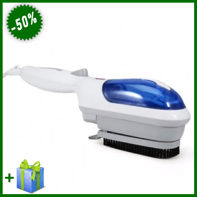 

Паровой утюг-щетка отпариватель Steam Brush, дорожный мини утюг пароочиститель для одежды