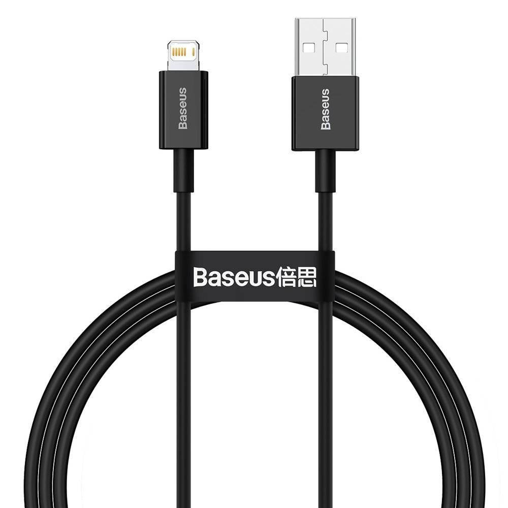 

Кабель Baseus Superior Fast Charging USB-Lightning, 1м Black (CALYS-A01), Черный