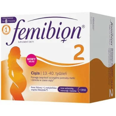 

Фемібіон, фемибион, Femibion 2, упаковка 112 шт (56 таблеток + 56 капсул)