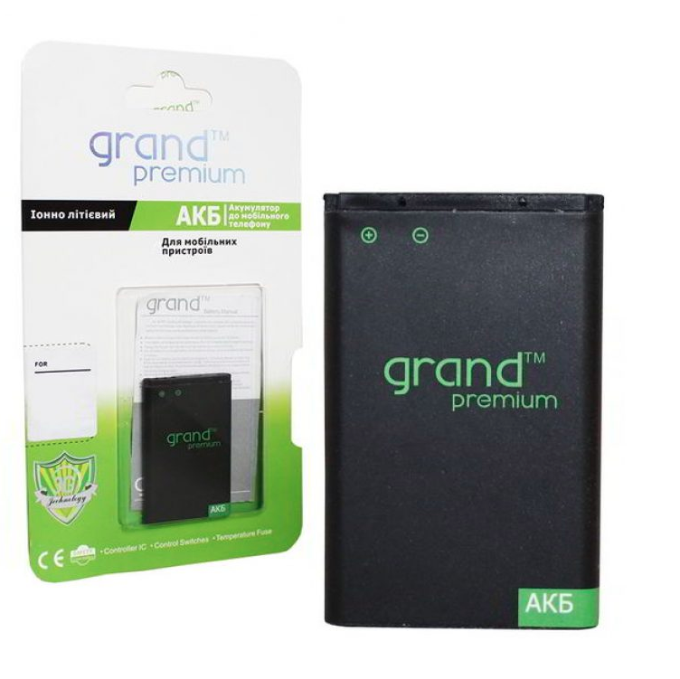 

Аккумулятор Grand Premium для Nokia Asha 225/230 (1200 mAh) BL-4UL