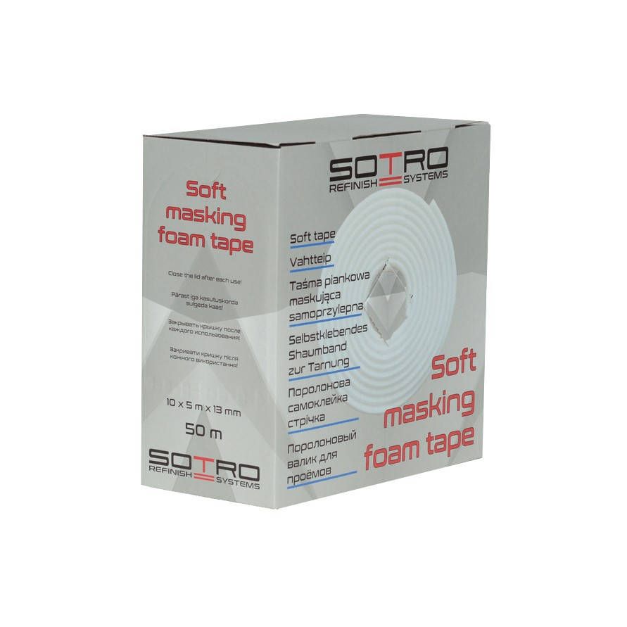 

Поролоновый валик для маскировки проемов SOTRO Soft Tape 13 мм x 50 м
