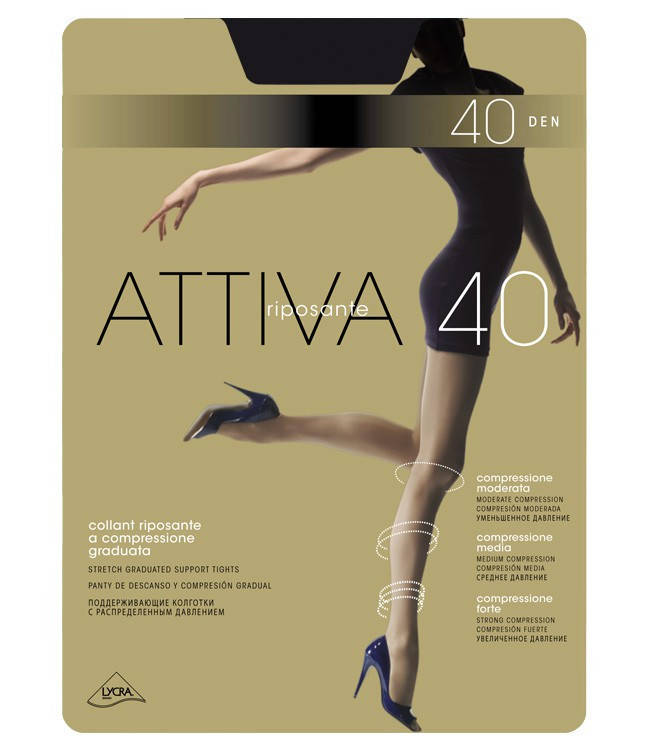 

Колготки женские омса OMSA Attiva 40 ден , nero