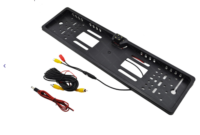 

Камера заднего вида рамка 16LED Black с подсветкой номера