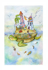 

Открытка "Покатай меня, большая черепаха"