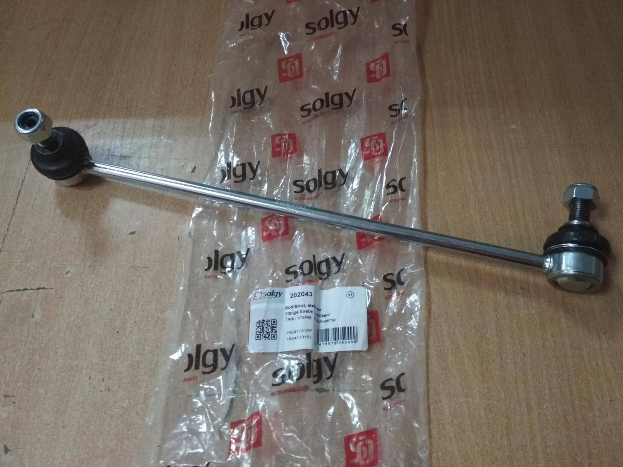 

Тяга (стойка) стабилизатора Audi A3, Seat Toledo, Skoda Octavia, VW Caddy III; "SOLGY" 202043 - Испания