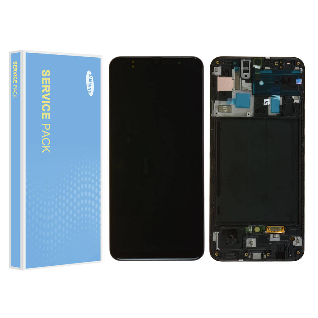 

Дисплей Samsung A505 Galaxy A50 (GH82-19204A) с рамкой, Black (Service Pack Original), Черный