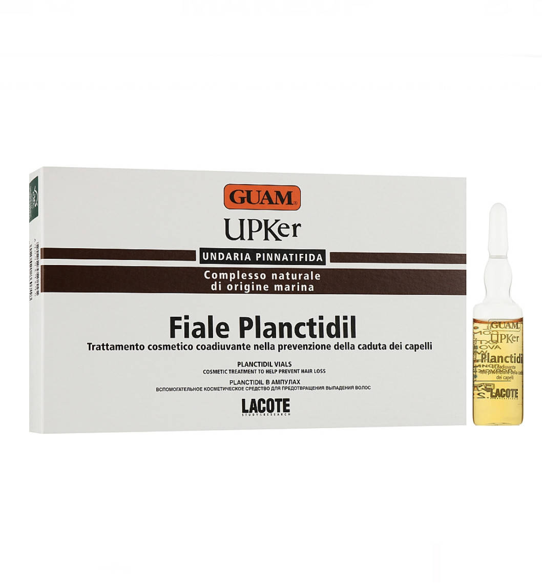 

Концентрат в ампулах для предотвращения выпадения волос Guam UPKer Planctidil Vials 12X7ML