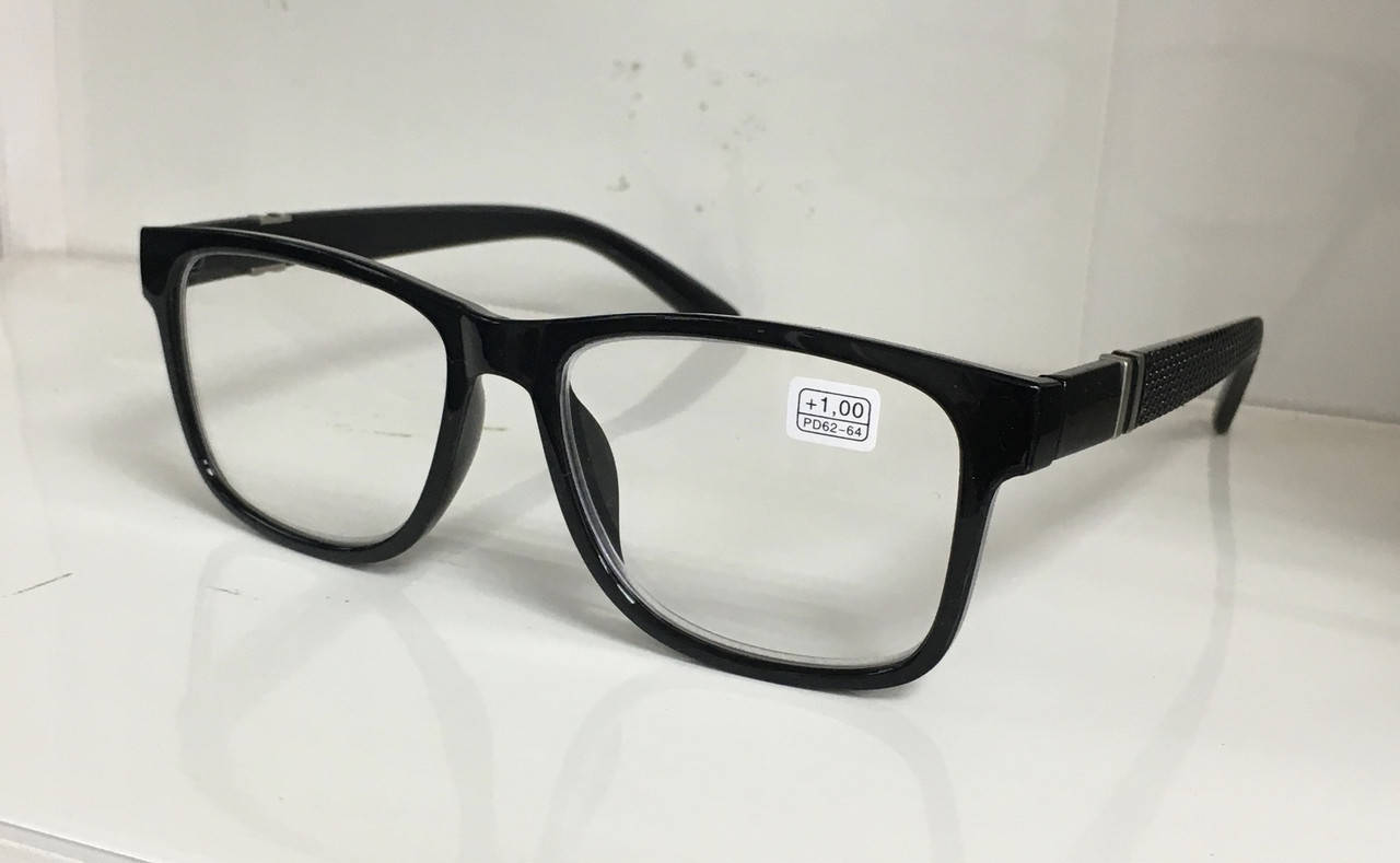 

Стильные готовые очки для коррекции зрения, Черный