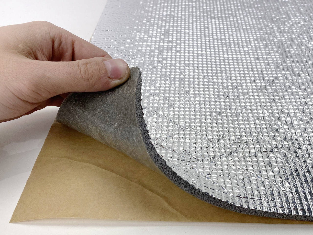 

Шумоизоляция для авто 5мм с фольгой СПЛЕН Економ 5 ФК, лист 50х75 см