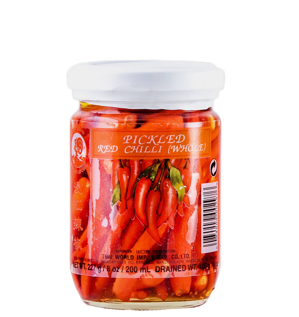 

Перец чили красный маринованый Cock Brand 227 г
