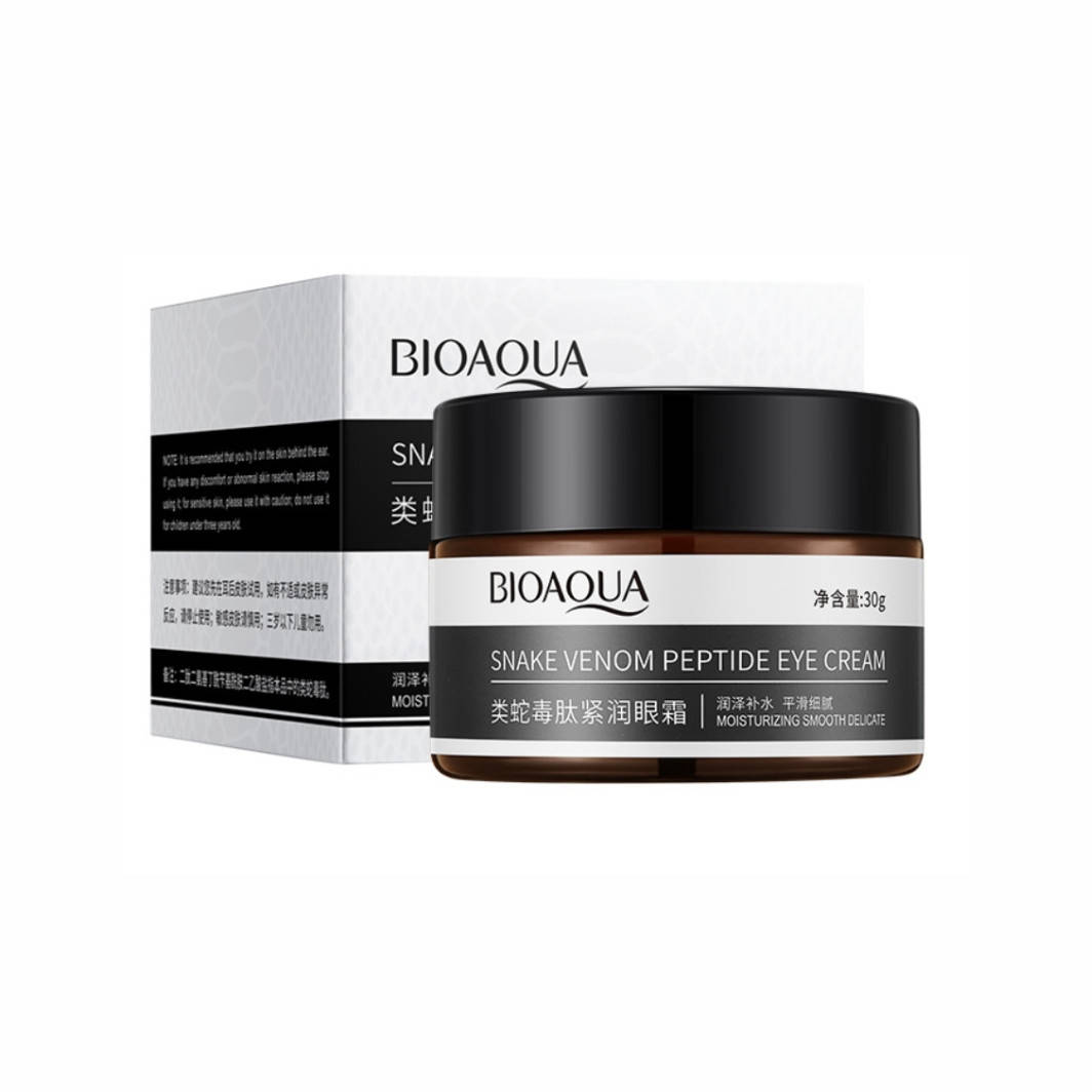 

Крем для глаз со змеиным пептидом Bioaqua Snake Venom Peptide Eye Cream