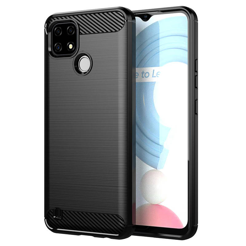 

TPU чехол накладка Urban для Realme C21 (4 цвета) черный