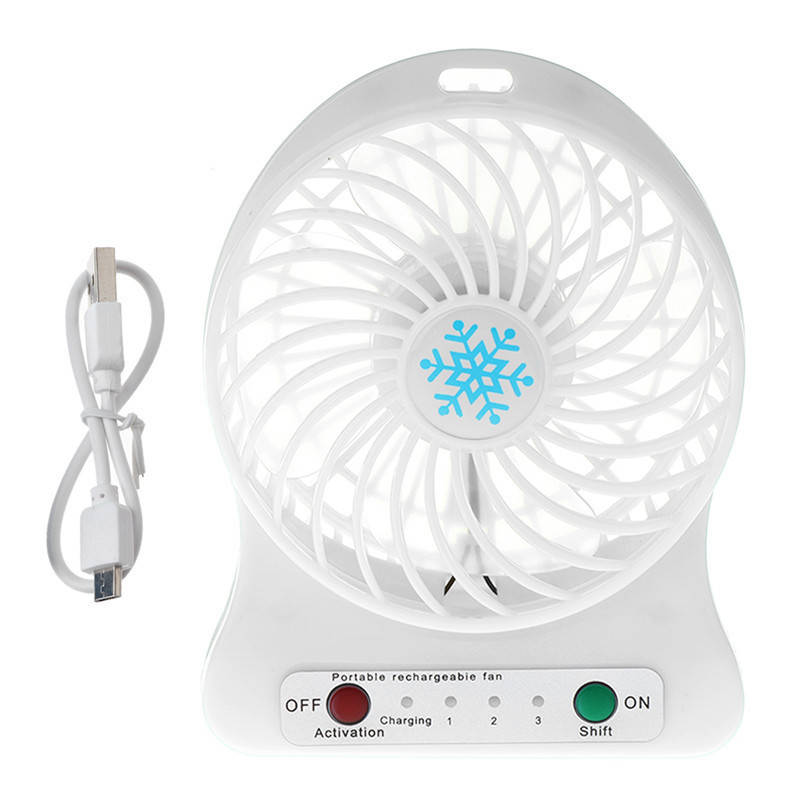 

Мини вентилятор Portable Fan настольный, переносной Белый, отличный товар