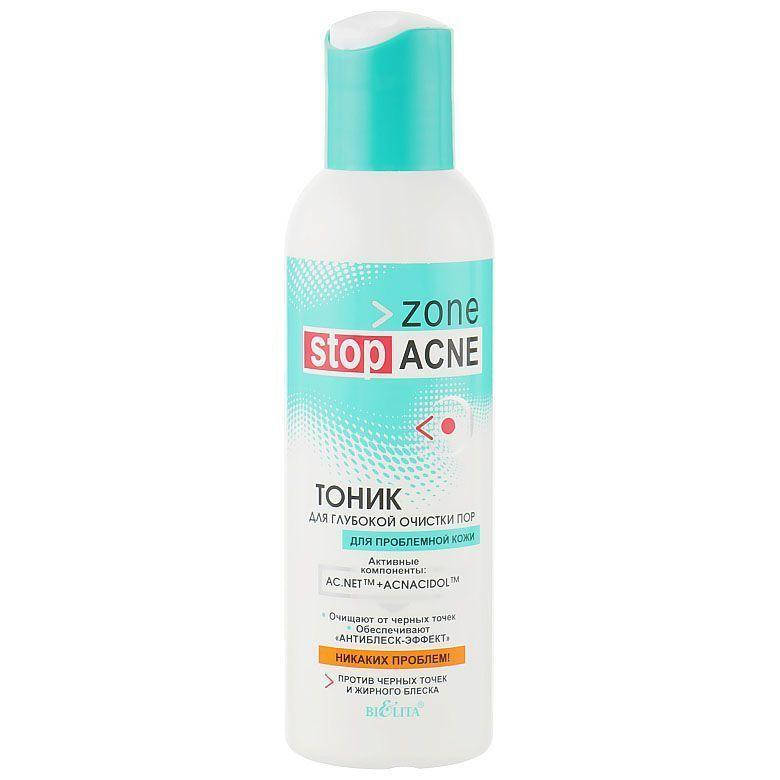 

Тоник для лица "Глубокая очистка пор" Bielita Zone Stop Acne, 150мл