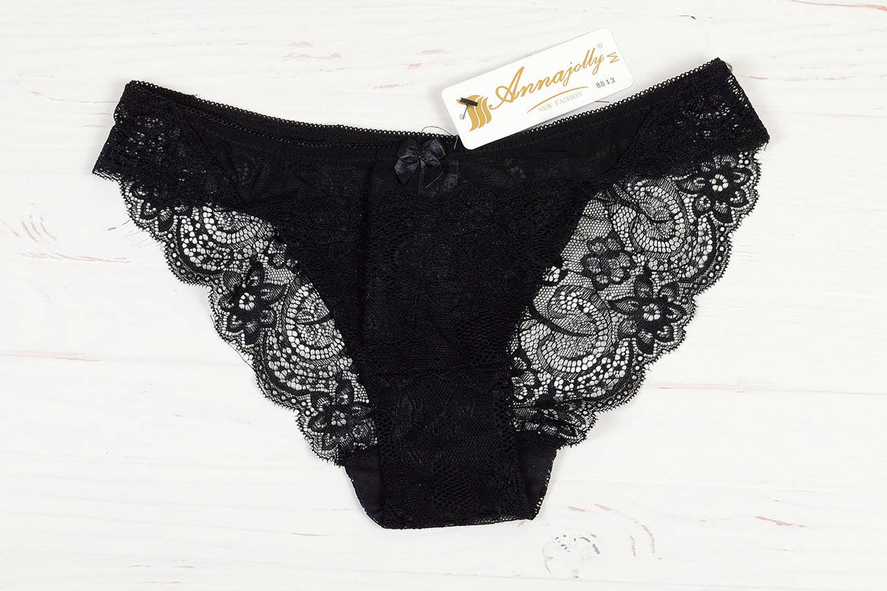 

Ажурные трусики слипы, Белый