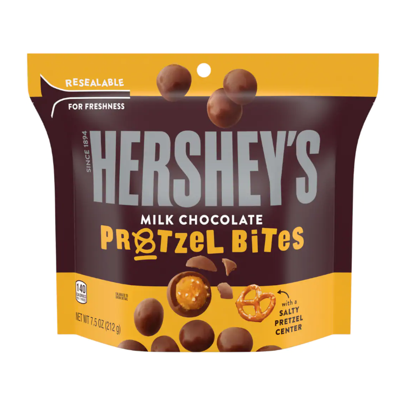 

Hershey's Milk Chocolate Pretzel Bites, 212 г