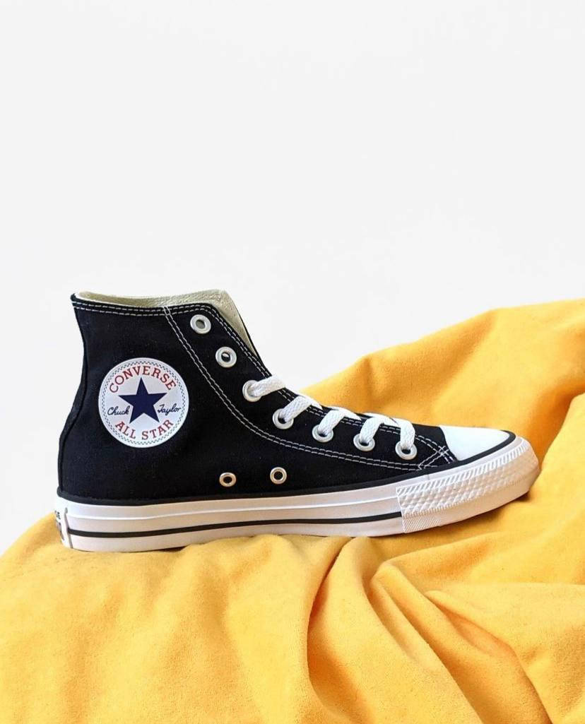 

Кеды конверсы черные высокие, converse all star, Черный
