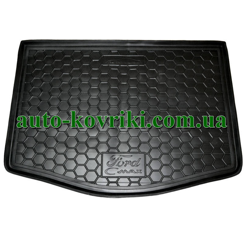 

Коврик багажника резиновый Ford Focus C-Max 2010- (Avto-Gumm), Черный