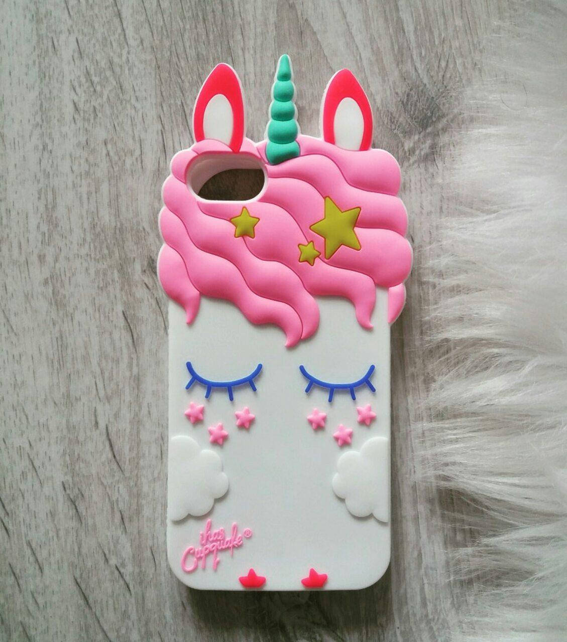 

Чехол на iPhone 5 Единорог детский белый