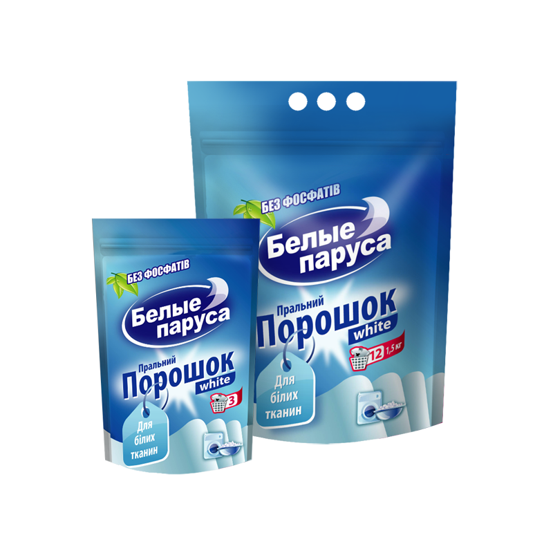 

Пральний порошок 1,5кг БІЛИЙ БАРА Білі паруса