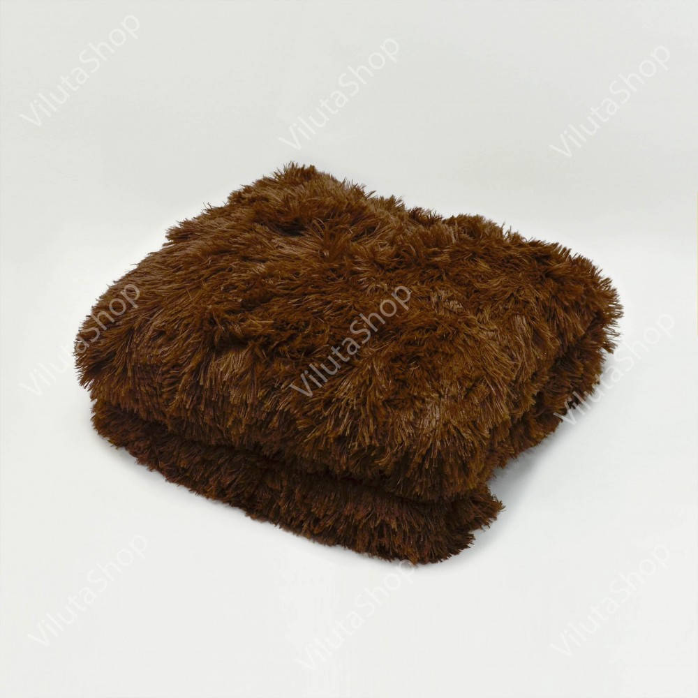 

Плед меховое Травка Шоколад