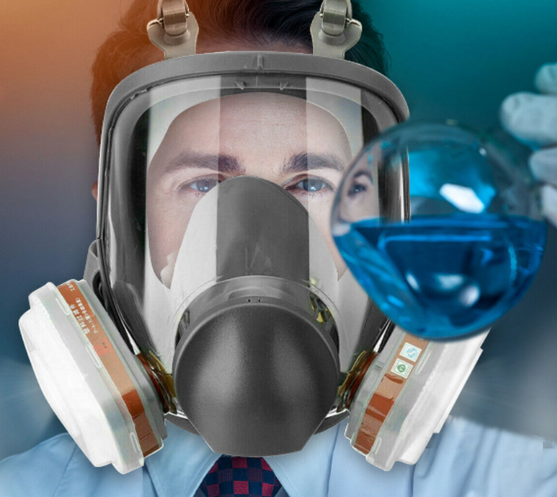 

Противогаз панорамная полнолицевая маска 4006 + фільтри + чехол