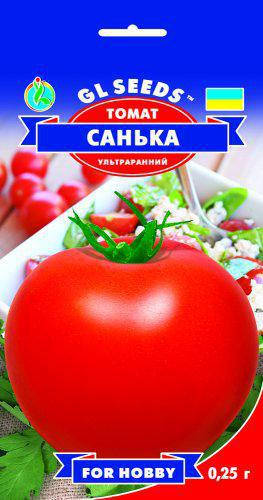 

Томат Санька популярный сорт не требовательный к уходу ультраскороспелый низкорослый, упаковка 0,25 г