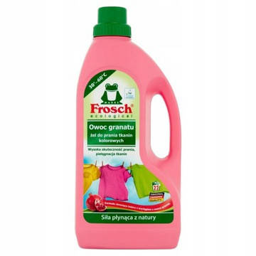 

Гель Фрош для стирки цветного белья с экстрактом Граната Frosch Owoc Granatu Gel do prania 1500 мл